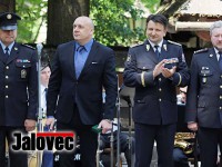 Rožnov zažil policejní manévry – přijel prezident