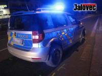 Rožnov – další policejní auto rozbité