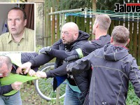 Do Karlovic musela zase policie a záchranka – na fotbale praskaly kosti